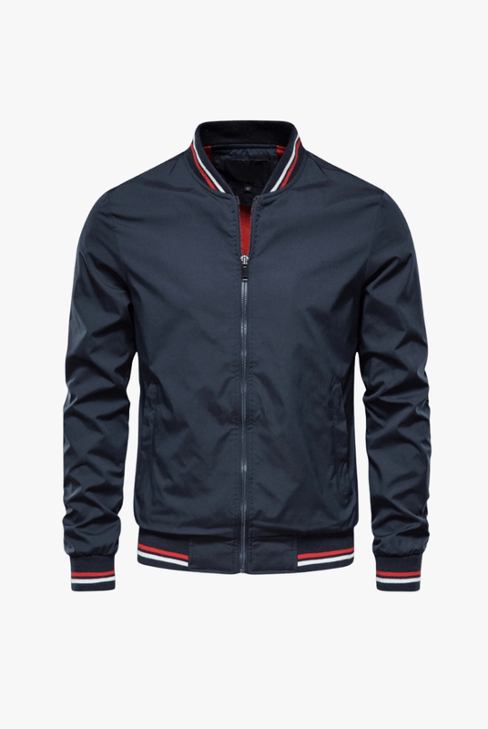 Mason | Classic Bomber Jacket – Lightweight Zip - Up Windbreaker - Mason Luxor Men Fashion