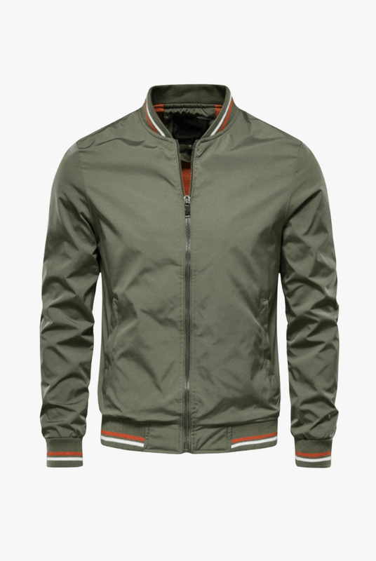Mason | Classic Bomber Jacket – Lightweight Zip - Up Windbreaker - Mason Luxor Men Fashion