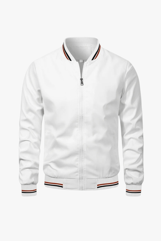 Mason | Classic Bomber Jacket – Lightweight Zip - Up Windbreaker - Mason Luxor Men Fashion