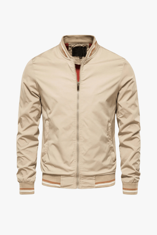 Mason | Classic Bomber Jacket – Lightweight Zip - Up Windbreaker - Mason Luxor Men Fashion