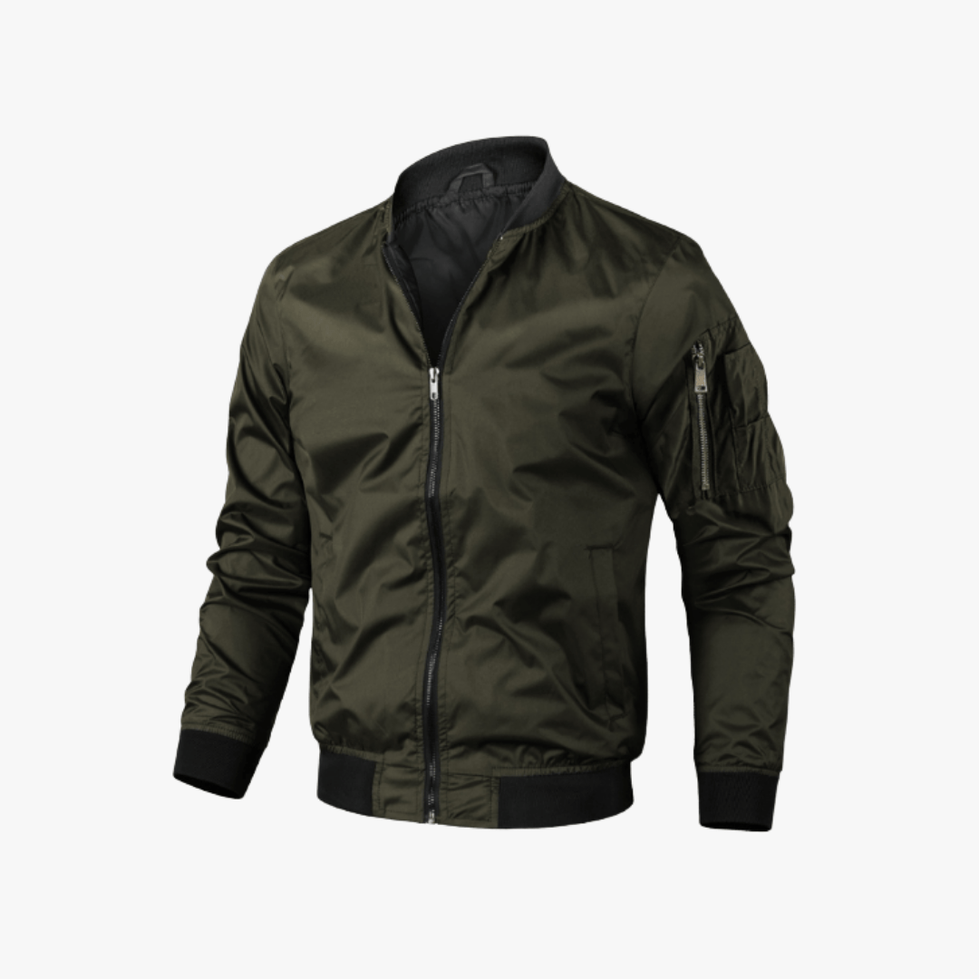 Mason | Classic Men Bomber Jacket – Lightweight & Stylish Zip - Up - Mason Luxor Men Fashion