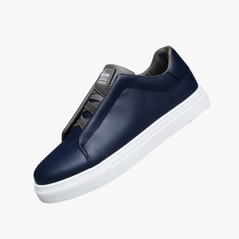 Mason | Classic Men’s Leather Trainers – Smart Casual Sneakers with White Outsole - Mason Luxor Men Fashion
