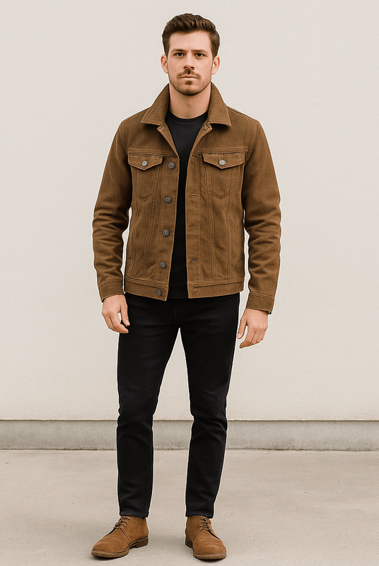 Mason | Corduroy Trucker Jacket Men - Classic Casual Fit - Mason Luxor Men Fashion