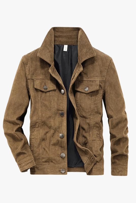 Mason | Corduroy Trucker Jacket Men - Classic Casual Fit - Mason Luxor Men Fashion