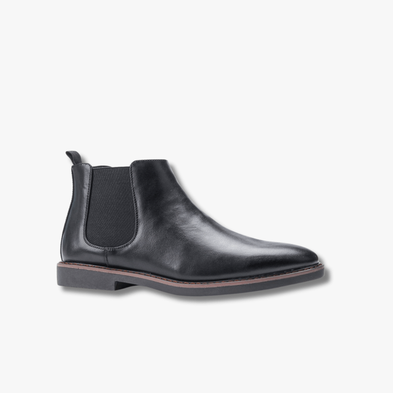 Mason | Leather - Look Chelsea Boots for Men – Smart Casual Ankle Boot - Mason Luxor Men Fashion