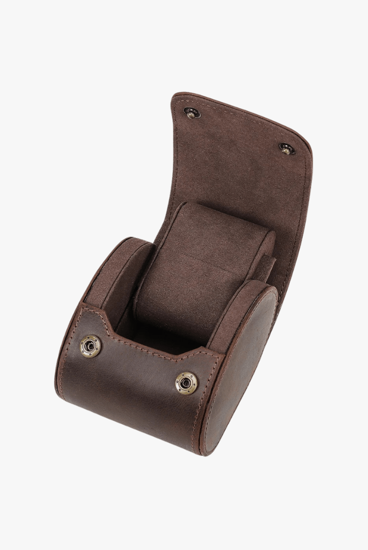 Mason | Leather Watch Roll Case – Travel Storage for 1 to 4 Watches - Mason Luxor Men Fashion