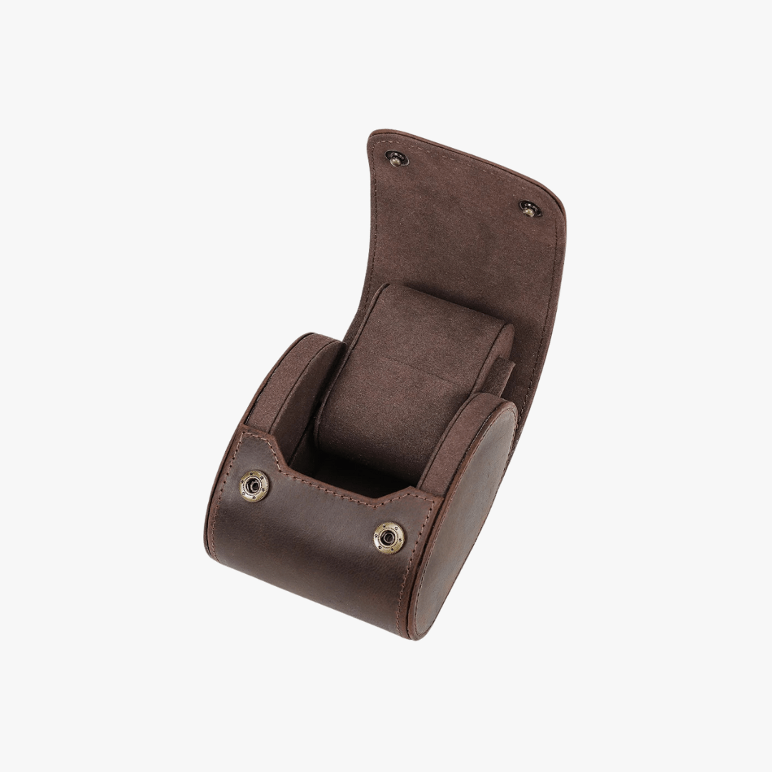 Mason | Leather Watch Roll Case – Travel Storage for 1 to 4 Watches - Mason Luxor Men Fashion