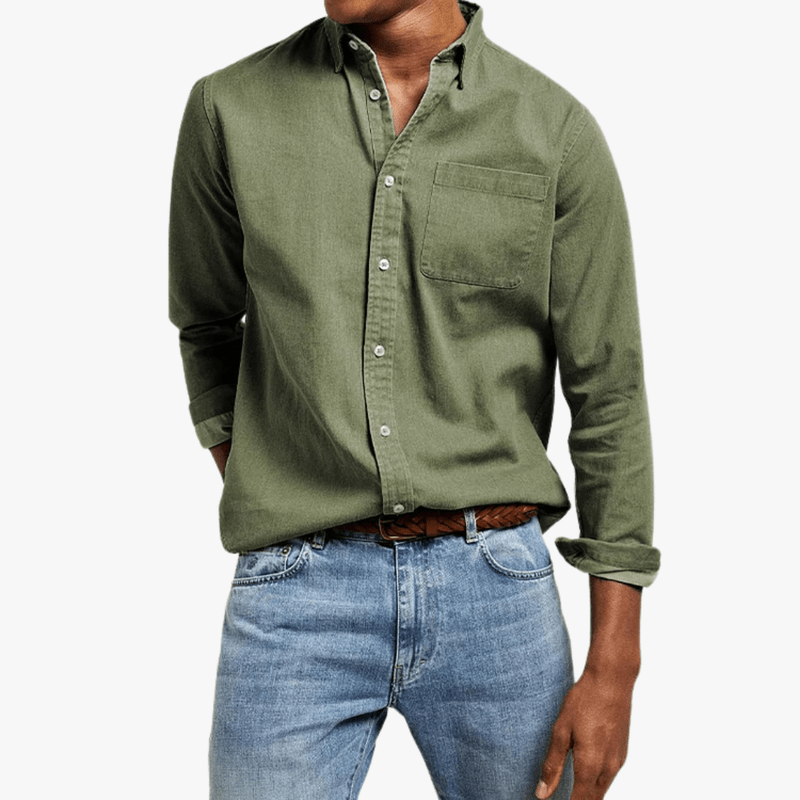 Mason | Long Sleeve Cotton Shirt for Men - Mason Luxor Men Fashion