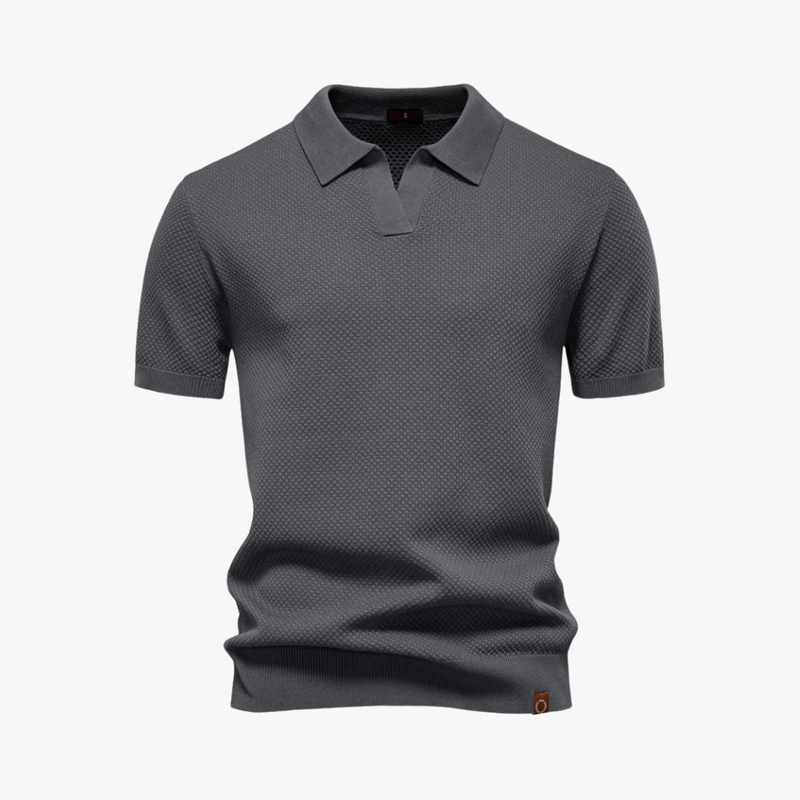 Mason Luxor Men Fashion Mason | Modern Knit Polo Shirt