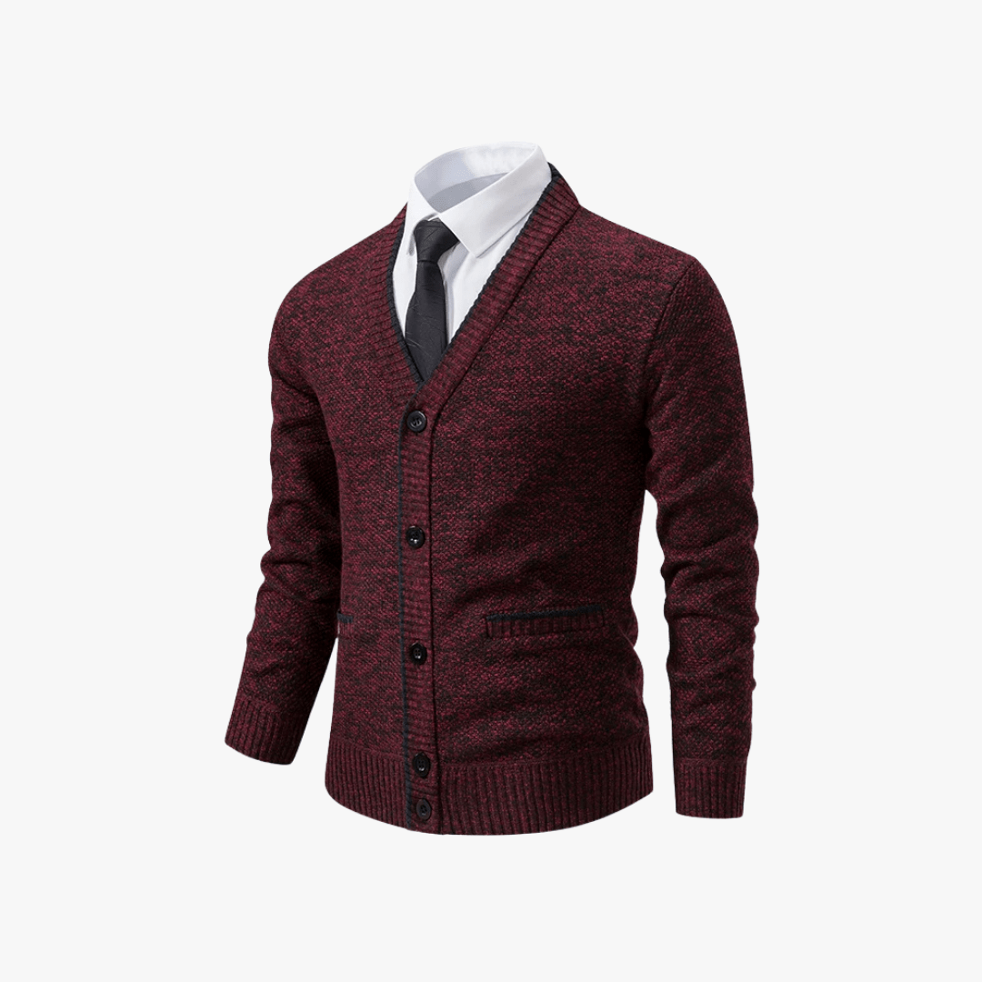 Mason | Men’s Button - Up Cardigan Sweater - Mason Luxor