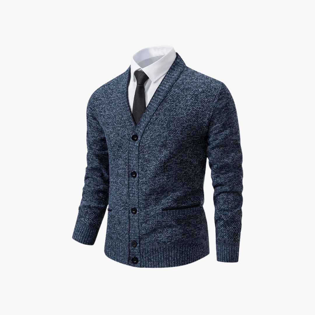 Mason | Men’s Button - Up Cardigan Sweater - Mason Luxor