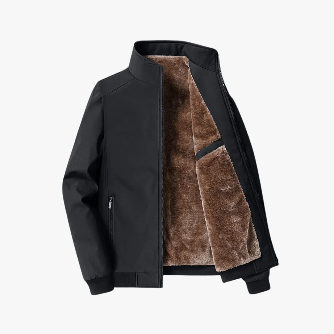 Mason | Men’s Fur - Lined Bomber Jacket - Mason Luxor