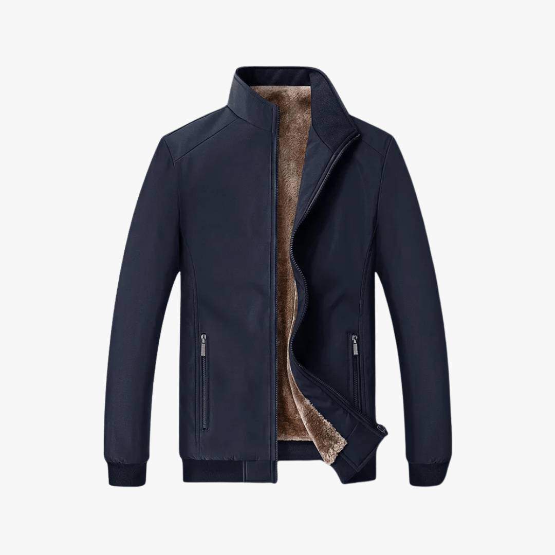 Mason | Men’s Fur - Lined Bomber Jacket - Mason Luxor