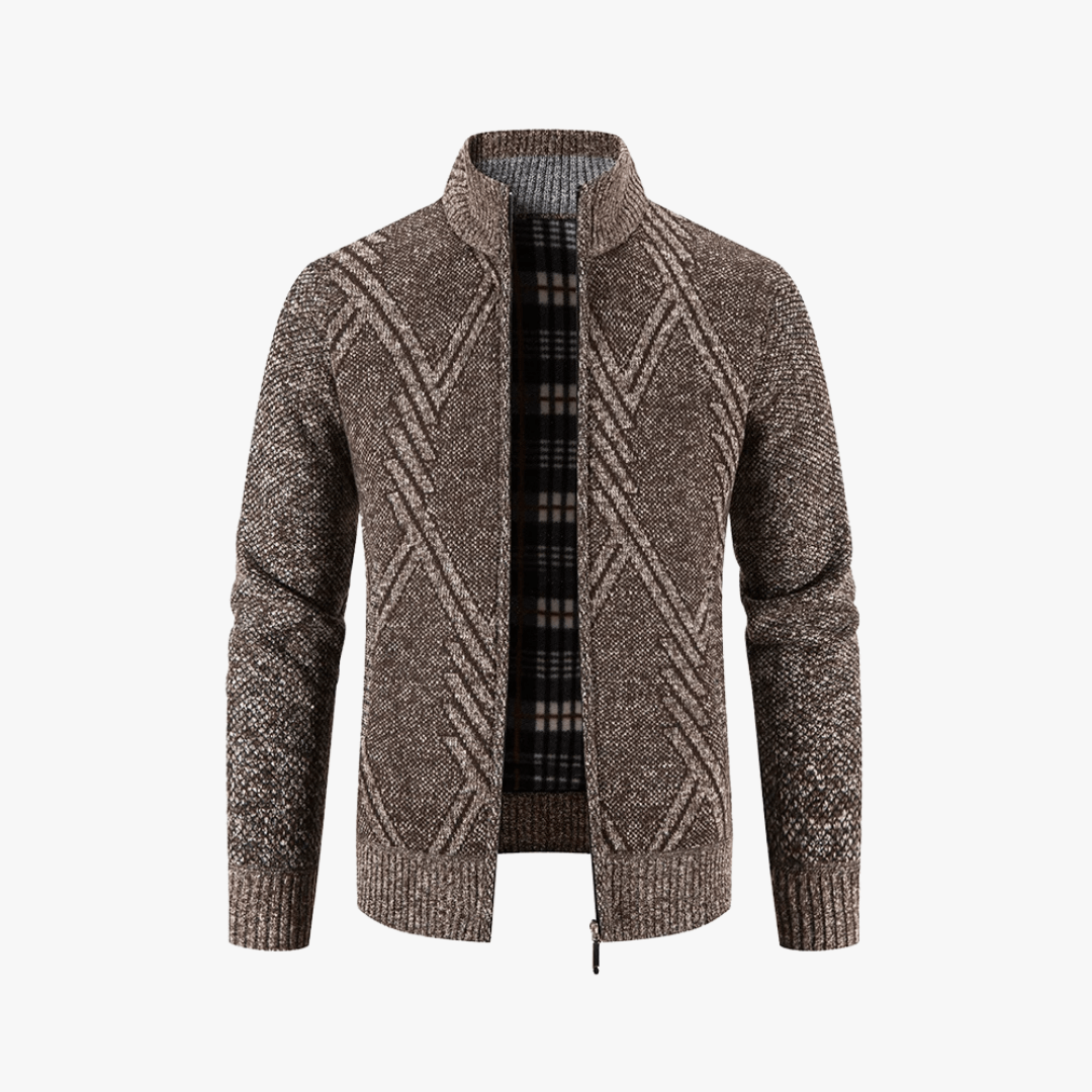 Mason | Men’s Knit Zip - Up Cardigan - Mason Luxor