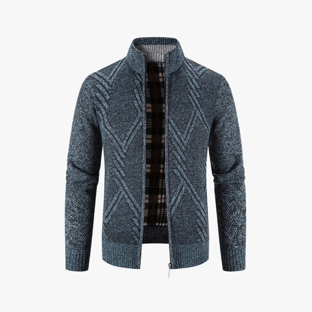 Mason | Men’s Knit Zip - Up Cardigan - Mason Luxor