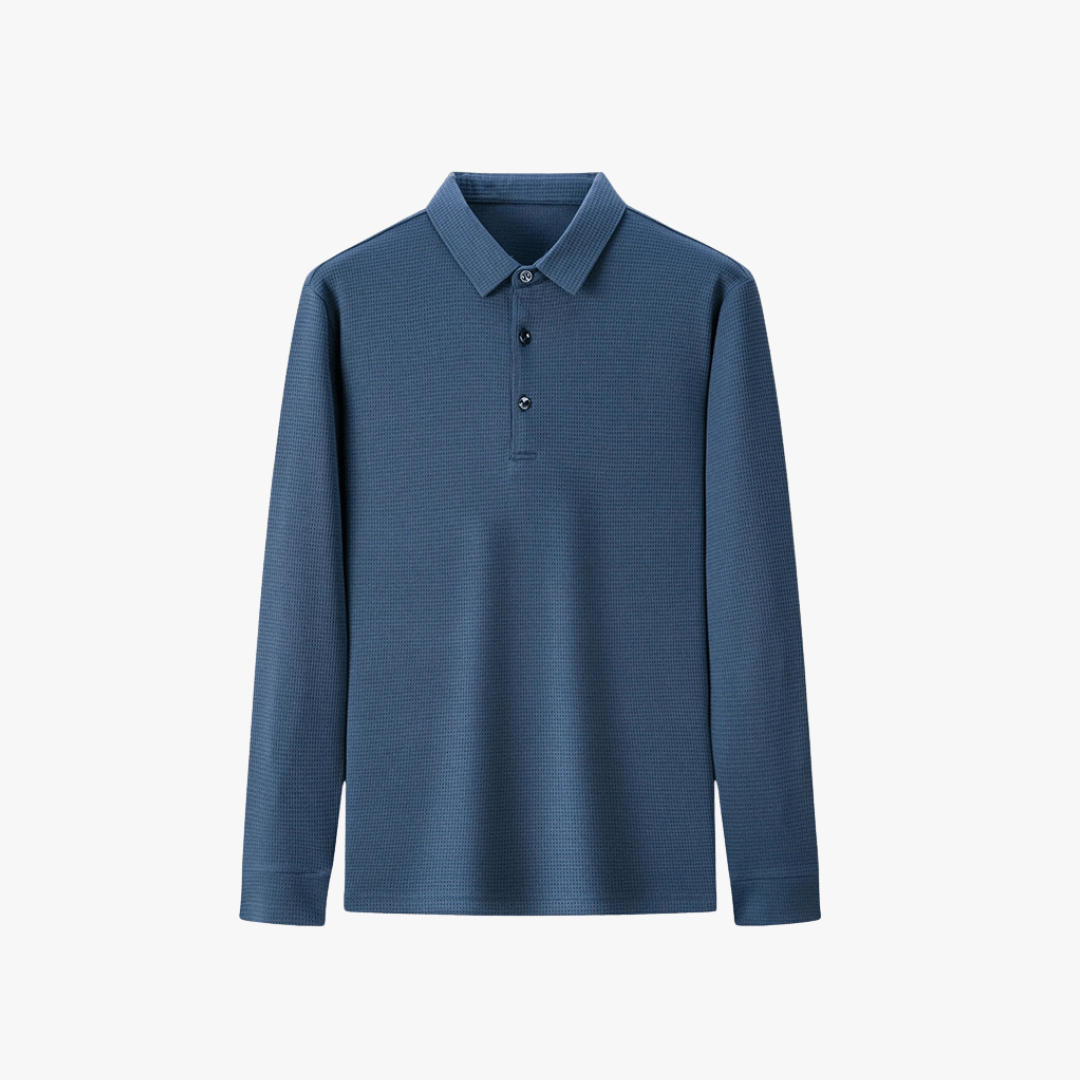 Mason | Men’s Long - Sleeve Polo Shirt - Mason Luxor