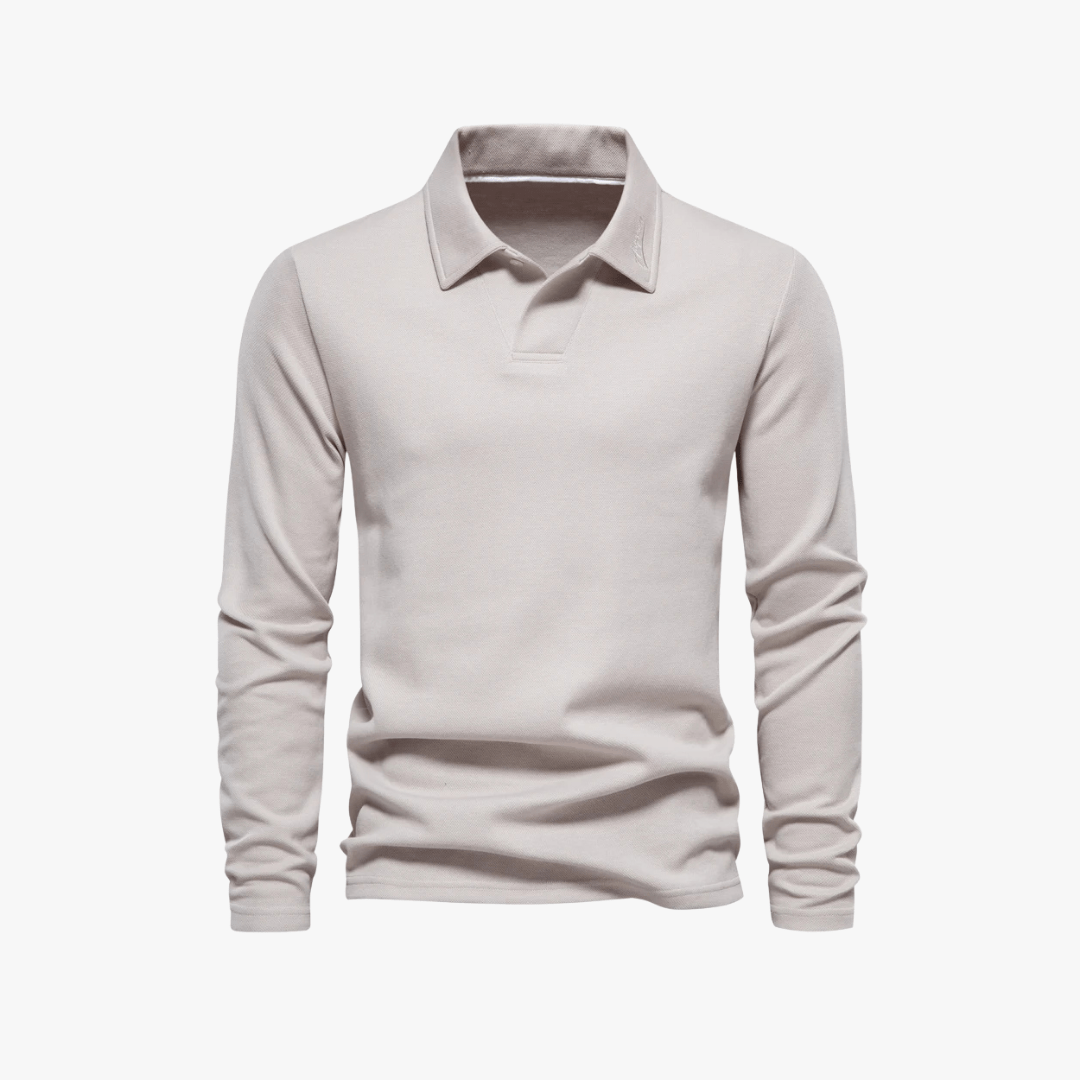 Mason | Men’s Long - Sleeve Polo Shirt - Mason Luxor