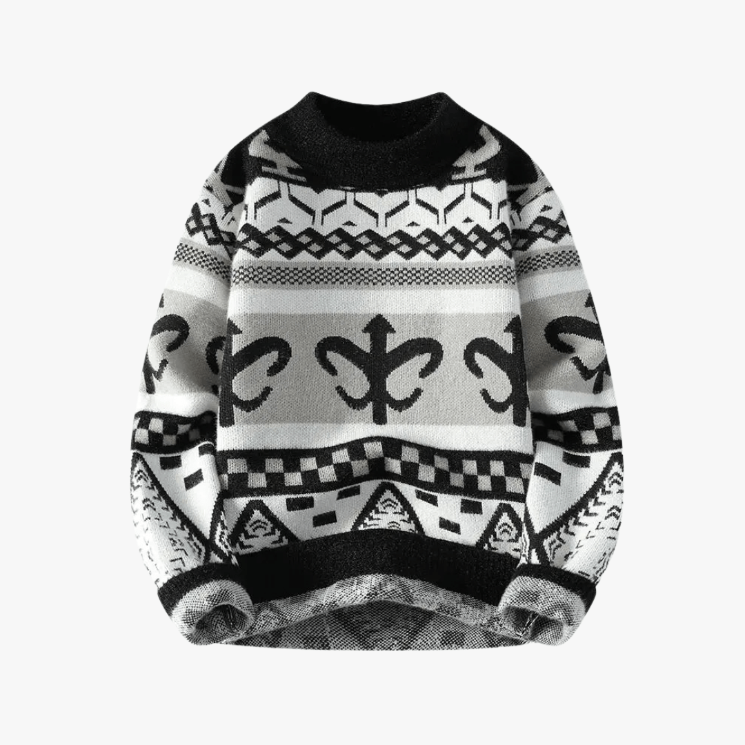 Mason | Men’s Nordic Fleur - de - Lis Sweater - Mason Luxor