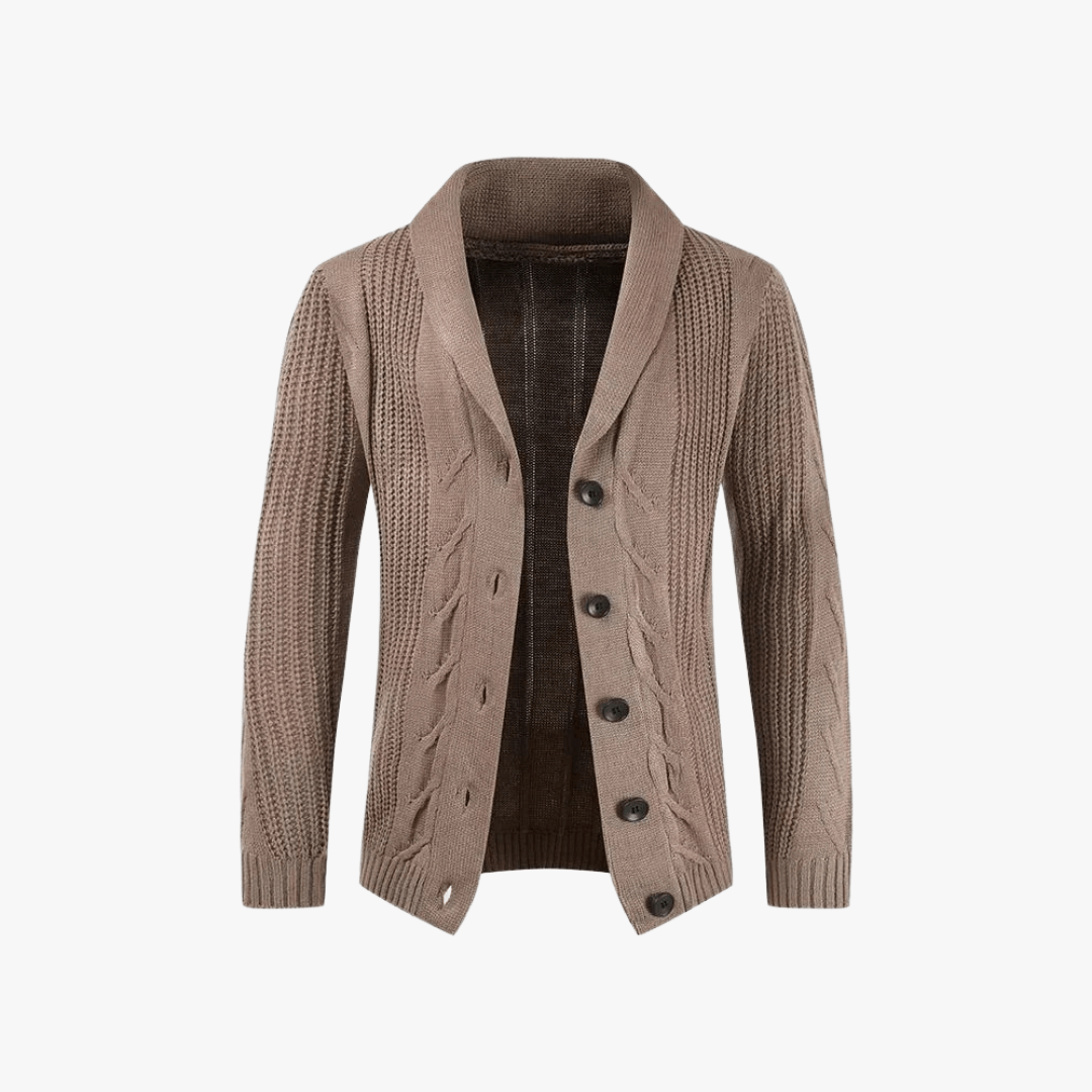 Mason | Men’s Shawl Collar Button - Up Cardigan - Mason Luxor