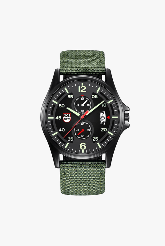 Mason | Men’s Tactical Field Watch – Luminous Dial & Nylon Strap (Multiple Colors) - Mason Luxor Men Fashion