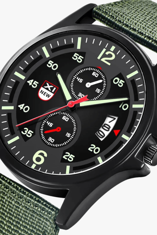 Mason | Men’s Tactical Field Watch – Luminous Dial & Nylon Strap (Multiple Colors) - Mason Luxor Men Fashion
