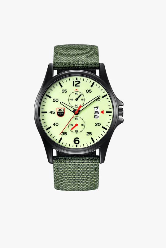 Mason | Men’s Tactical Field Watch – Luminous Dial & Nylon Strap (Multiple Colors) - Mason Luxor Men Fashion