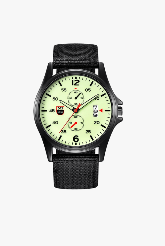 Mason | Men’s Tactical Field Watch – Luminous Dial & Nylon Strap (Multiple Colors) - Mason Luxor Men Fashion