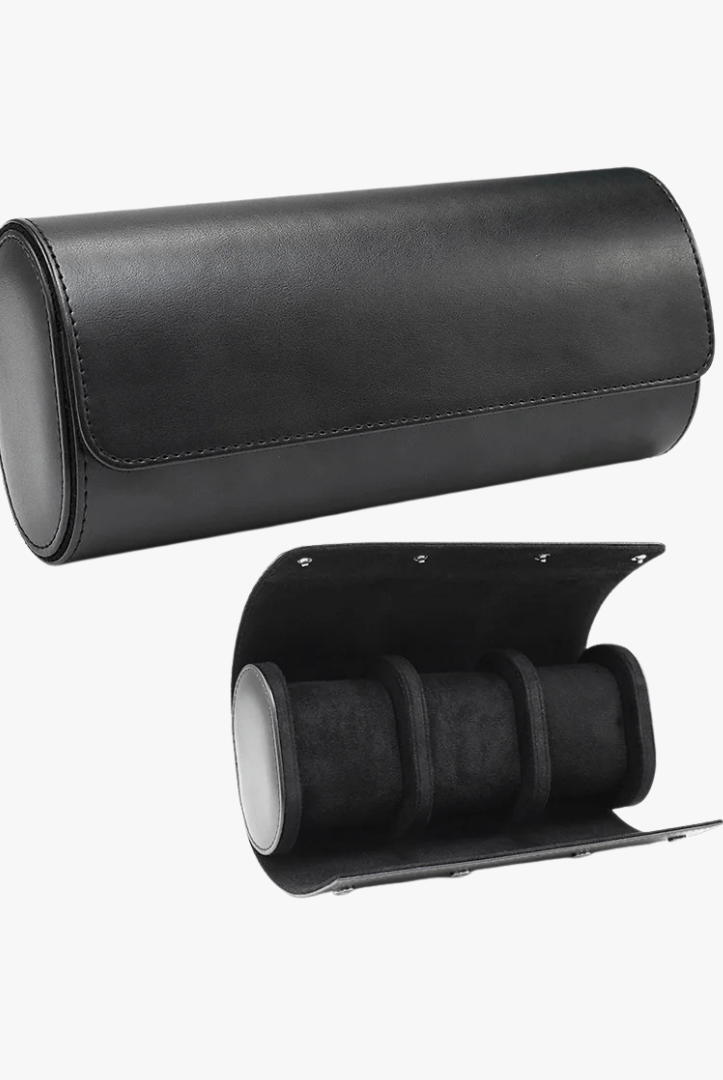 Mason | Minimalist Watch Roll Case – Sleek Travel Storage for 1–3 Watches - Mason Luxor Men Fashion