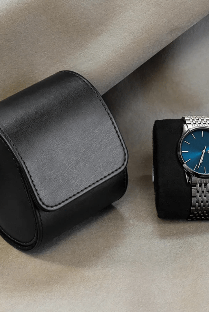 Mason | Minimalist Watch Roll Case – Sleek Travel Storage for 1–3 Watches - Mason Luxor Men Fashion