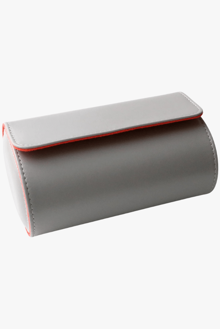 Mason | Modern Leather Watch Roll – Compact Travel Case for 1–3 Watches - Mason Luxor Men Fashion