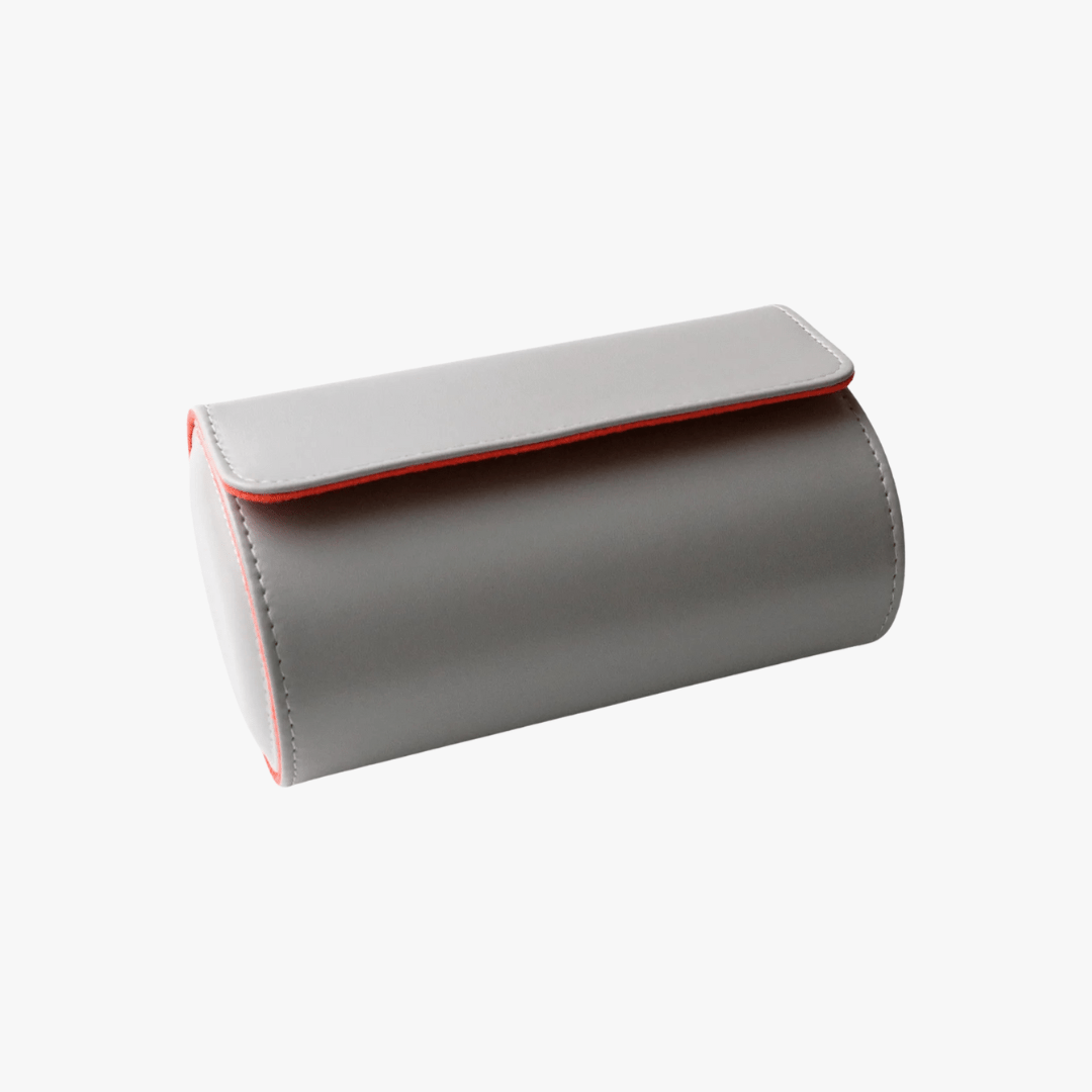 Mason | Modern Leather Watch Roll – Compact Travel Case for 1–3 Watches - Mason Luxor Men Fashion