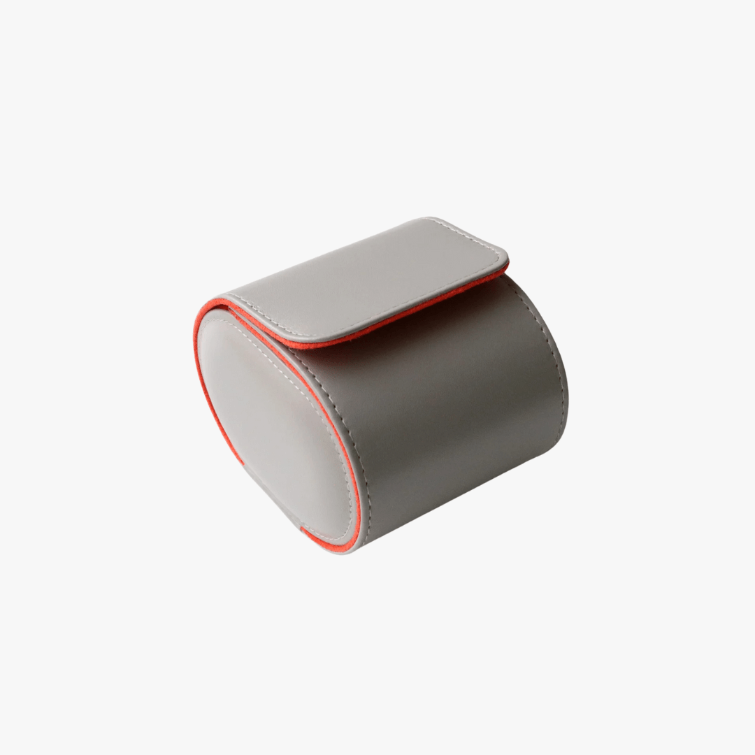 Mason | Modern Leather Watch Roll – Compact Travel Case for 1–3 Watches - Mason Luxor Men Fashion