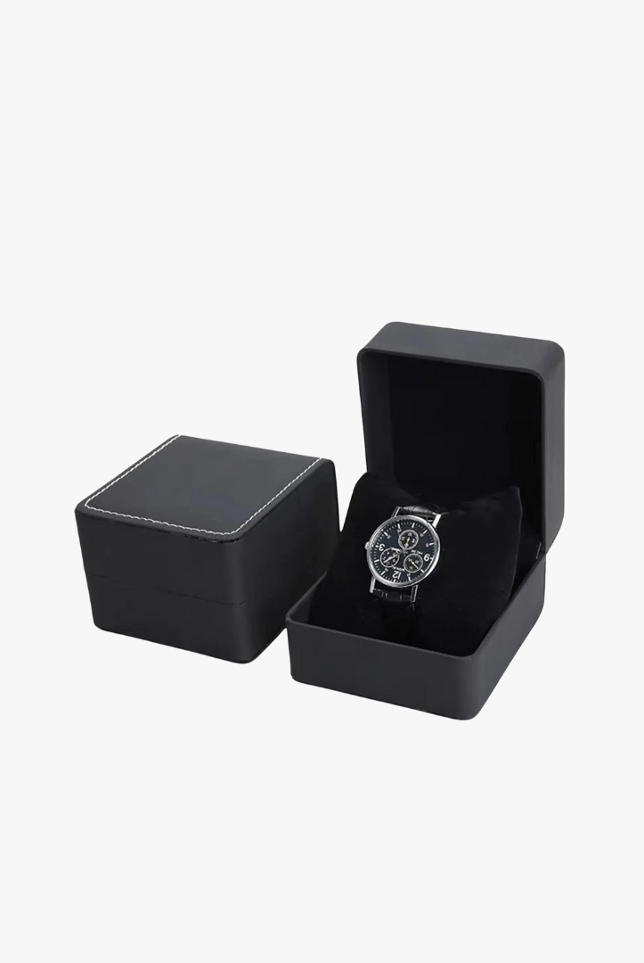 Mason | Single Watch Gift Box – Elegant PU Leather Case (Multiple Colors) - Mason Luxor Men Fashion