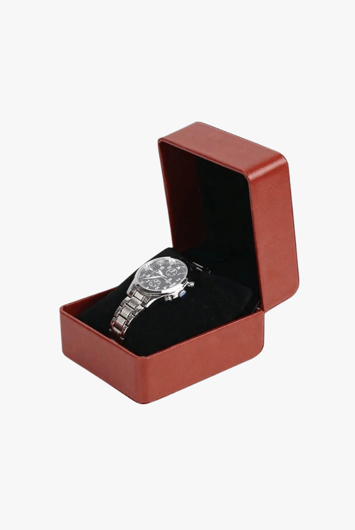 Mason | Single Watch Gift Box – Elegant PU Leather Case (Multiple Colors) - Mason Luxor Men Fashion