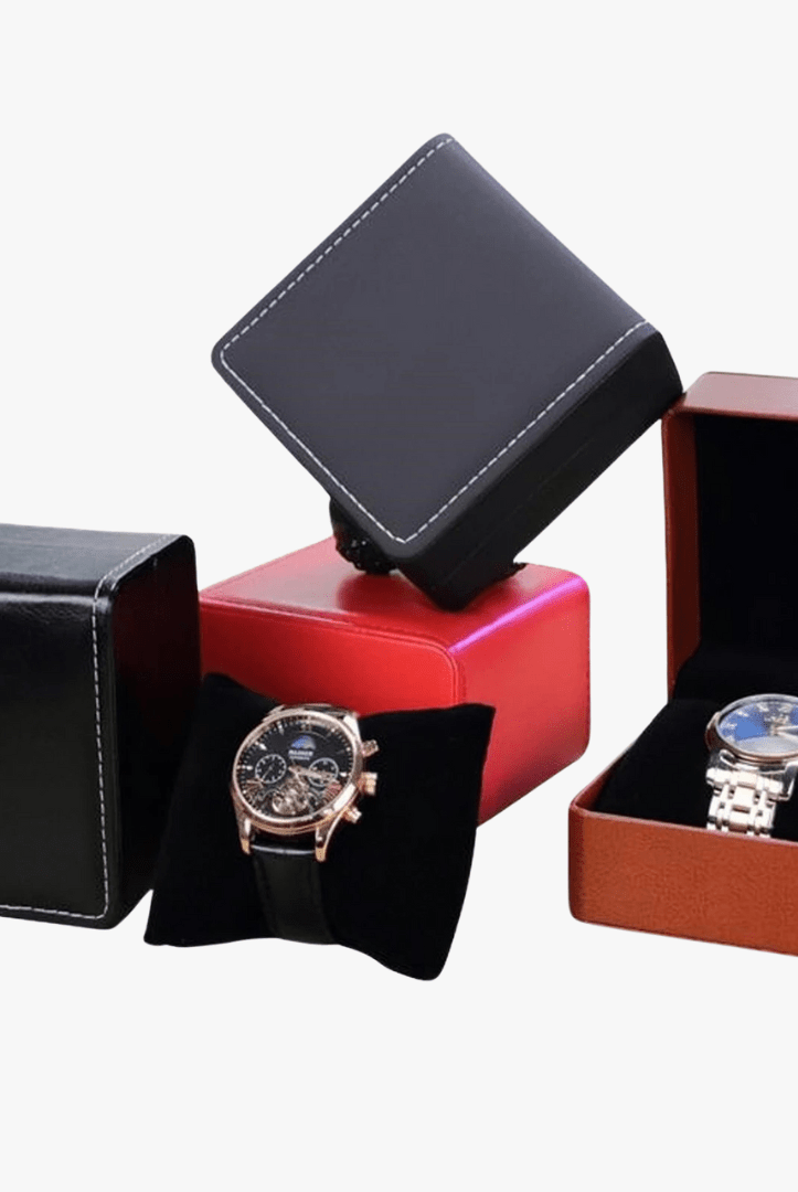 Mason | Single Watch Gift Box – Elegant PU Leather Case (Multiple Colors) - Mason Luxor Men Fashion