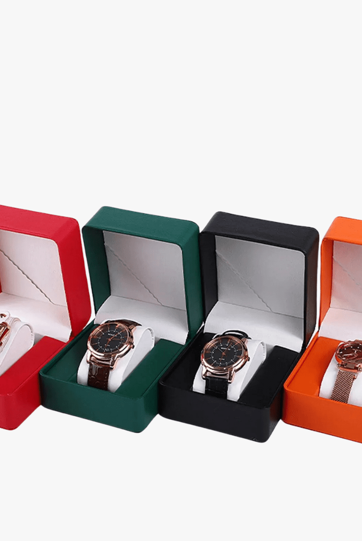 Mason | Single Watch Gift Box – Elegant PU Leather Case (Multiple Colors) - Mason Luxor Men Fashion