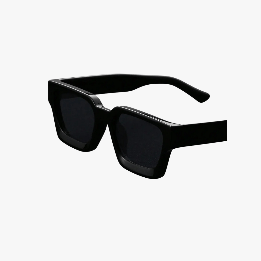 Mason | Unisex Rectangle Thick Frame Sunglasses - Mason Luxor Men Fashion