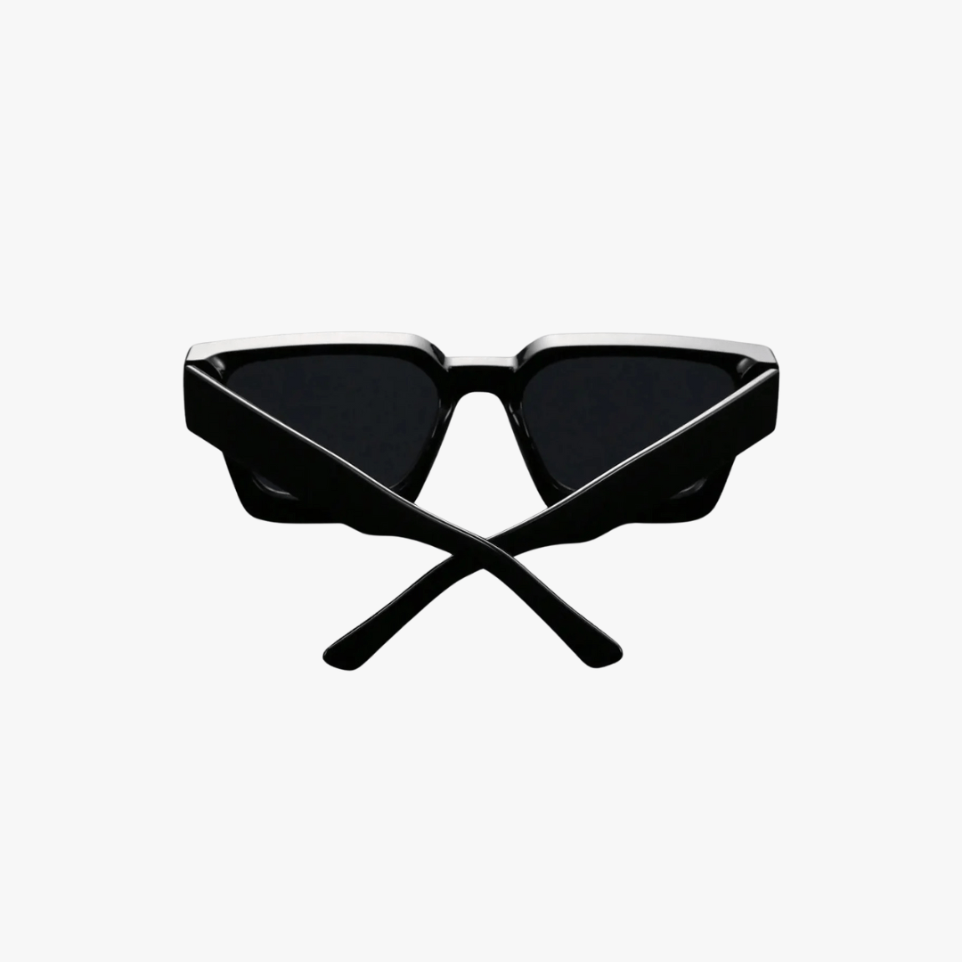 Mason | Unisex Rectangle Thick Frame Sunglasses - Mason Luxor Men Fashion