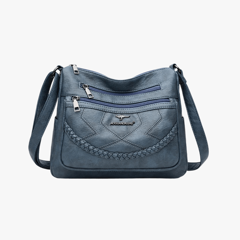 Mason | Women Leather Shoulder Bag – Classic Style with Pockets Extra Storage - Mason Luxor Men Fashion