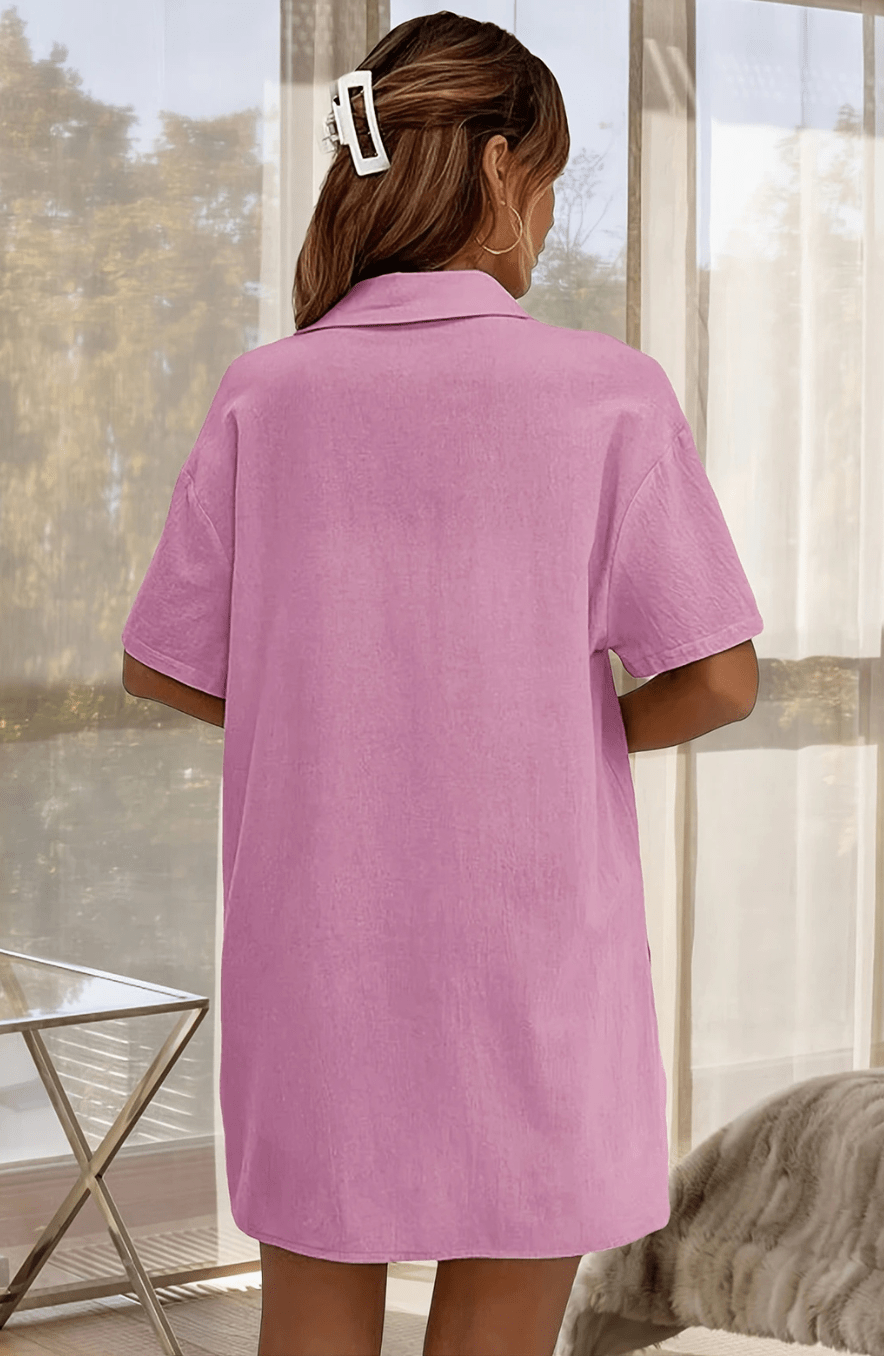 Mason | Short linen set for women short - sleeved top shorts 2 - piece summer set - Mason Luxor