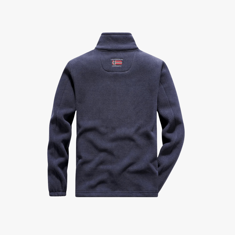 Nordic Trail Fleece Jacket – Warm Winter Outdoor Full - Zip - Mason Luxor Men Fashion