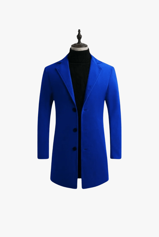 Stylish Wool Blend Overcoat – Tailored for the Modern Gentleman - Mason Luxor Men Fashion