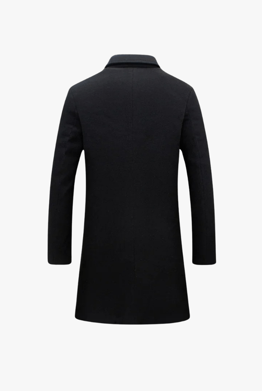 Stylish Wool Blend Overcoat – Tailored for the Modern Gentleman - Mason Luxor Men Fashion
