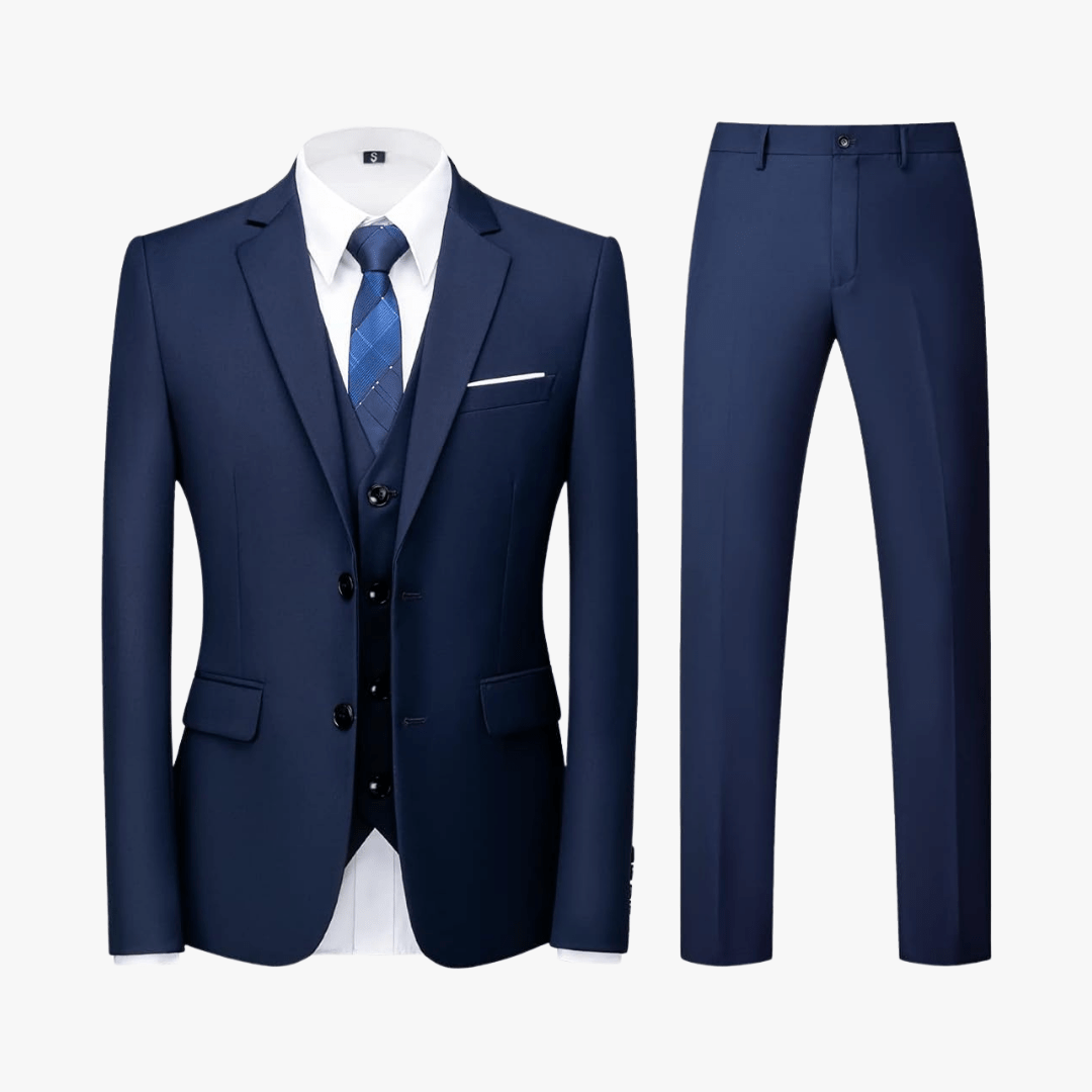 Mason | 3 - Piece Slim Fit Suit Set – Modern Formalwear - Mason Luxor