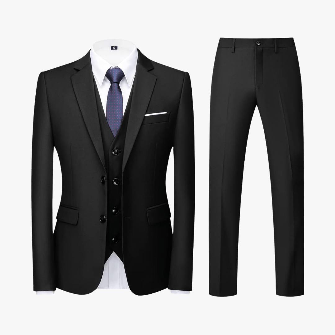 Mason | 3 - Piece Slim Fit Suit Set – Modern Formalwear - Mason Luxor
