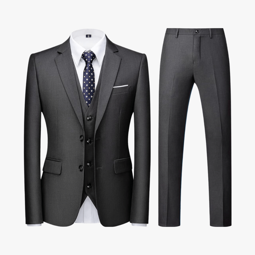Mason | 3 - Piece Slim Fit Suit Set – Modern Formalwear - Mason Luxor