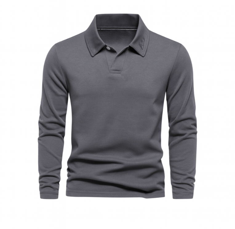 Mason | Men’s Long - Sleeve Polo Shirt - Mason Luxor