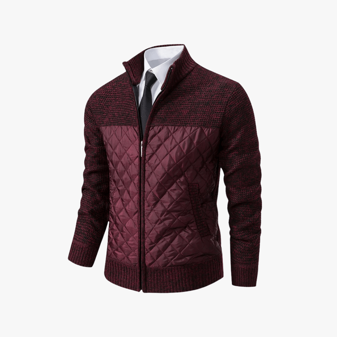Mason | Men’s Quilted Zip - Up Jacket - Mason Luxor