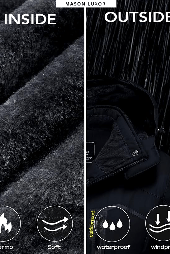 Mason | Men’s Waterproof Winter Jacket - Mason Luxor