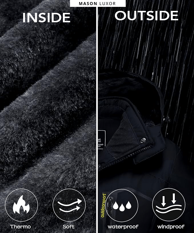 Mason | Men’s Waterproof Winter Jacket - Mason Luxor